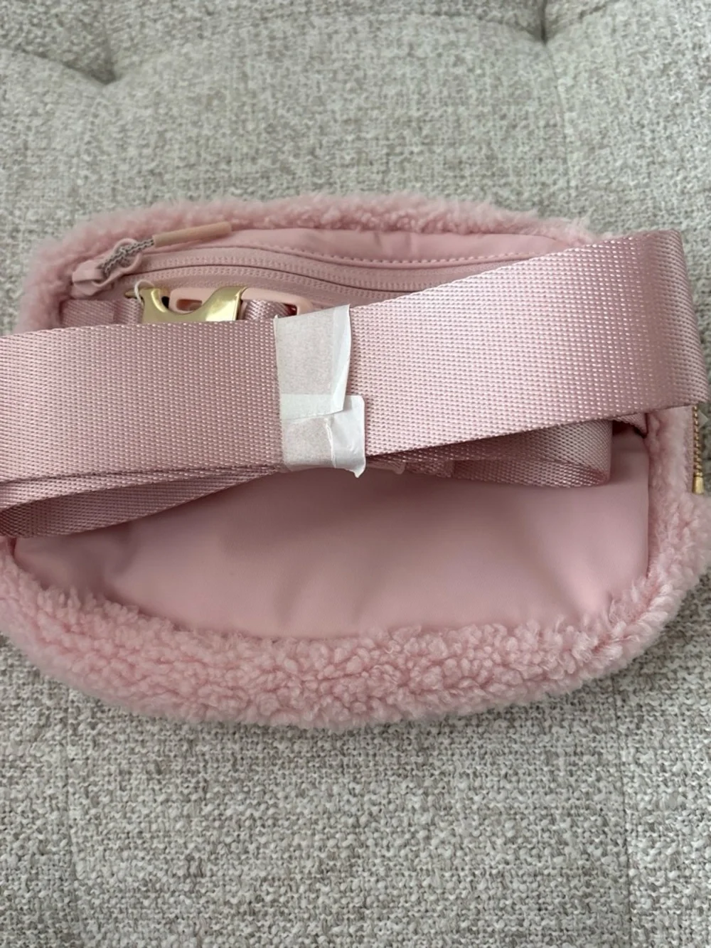 lululemon athletica Pink Sherpa Belt Bag